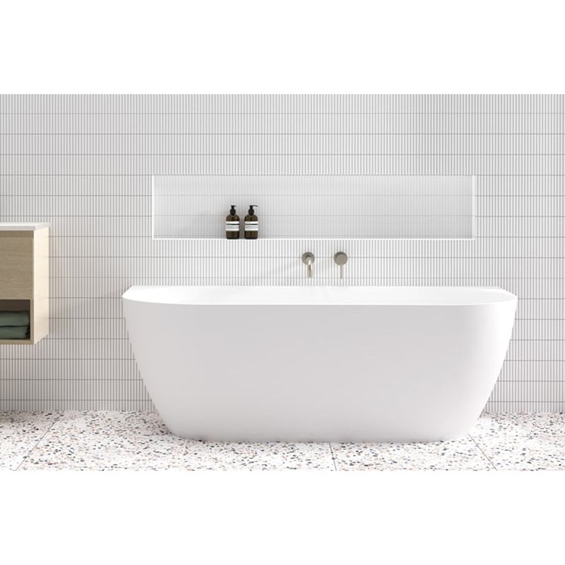 Glacier Acrylic Back to Wall Bath