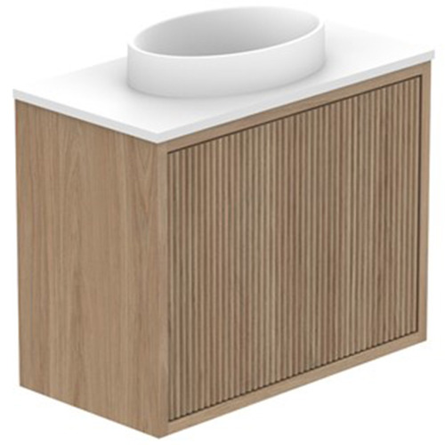 Clifton Mini 450mm Wall Hung Vanity with Semi-Inset Basin