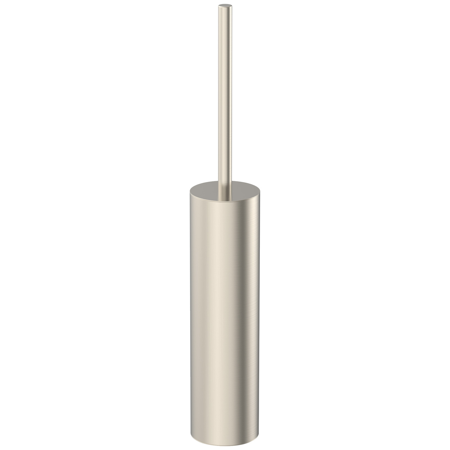 thumbnail image 2 of FORIOUS Toilet Brush And Holder Set Brushed Nickel, Heavy 2 of 10