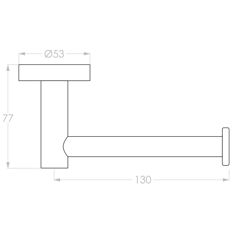 Soul Brass & Steel Toilet Roll Holder