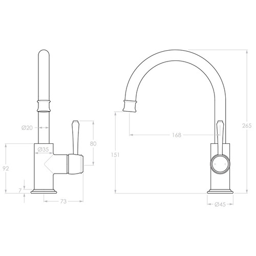 Eternal Gooseneck Basin Mixer