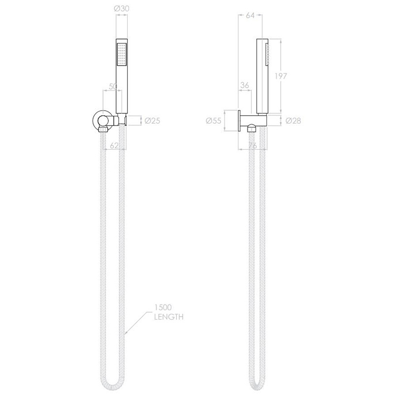 Soul Slimline Hand-Held Shower Head