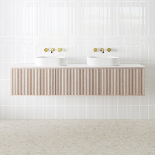 Clifton Ensuite 1800mm Wall Hung Double Vanity