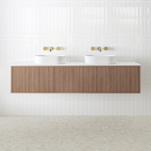 Clifton Ensuite 1800mm Wall Hung Double Vanity