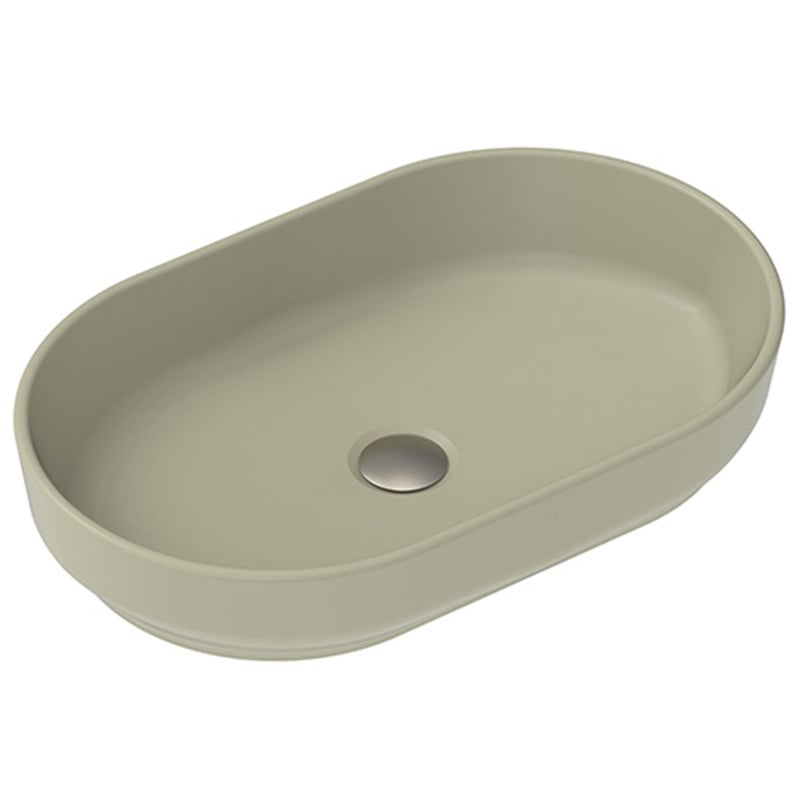 Marilyn 550mm Oval Ceramic Above Counter Basin
