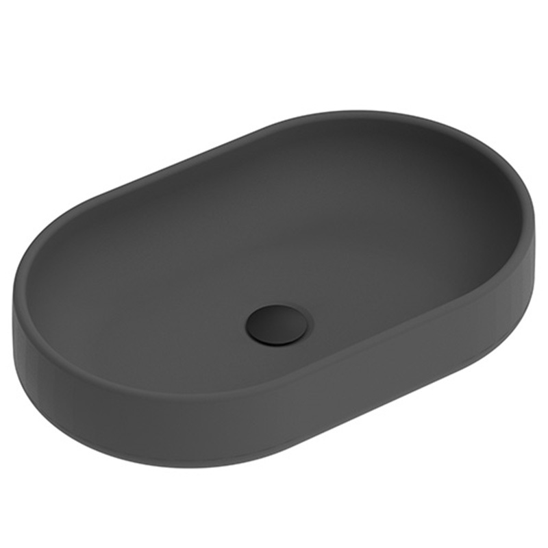 Norma 550mm Oval Concrete Above Counter Basin