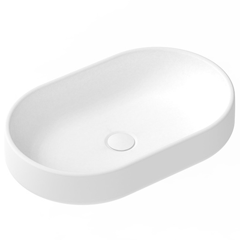 Norma 550mm Oval Concrete Above Counter Basin