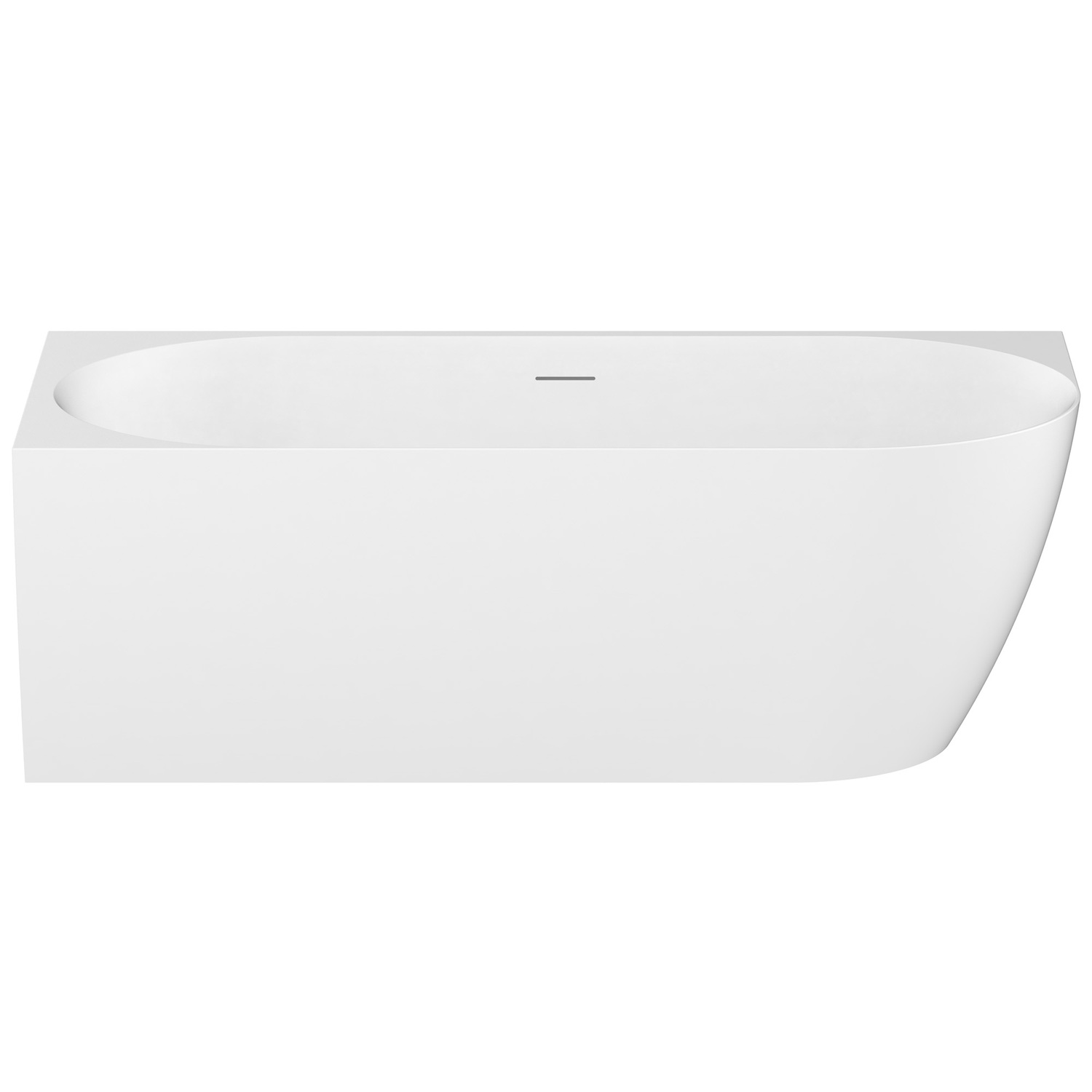 Glacier 1700mm Gloss White Acrylic Corner Bath