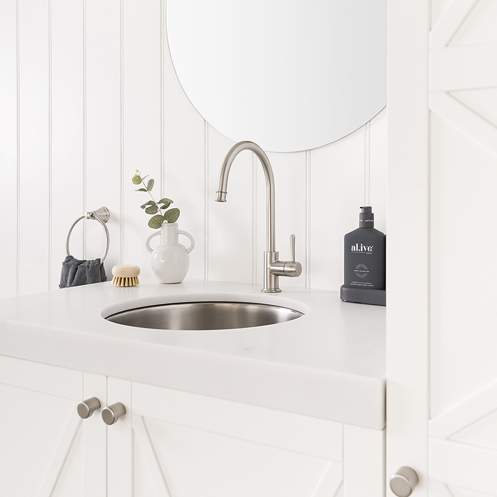 Clovelly 460mm Single Stainless Steel Kitchen Sink