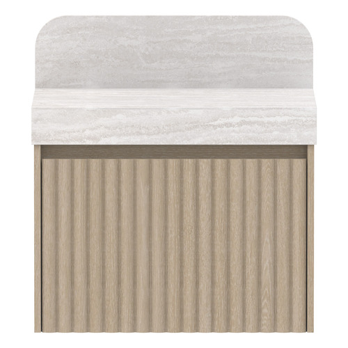 Harper 685mm Wall Hung Single Vanity with Solid Surface Countertop