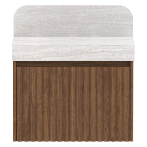 Harper 685mm Wall Hung Single Vanity with Solid Surface Countertop
