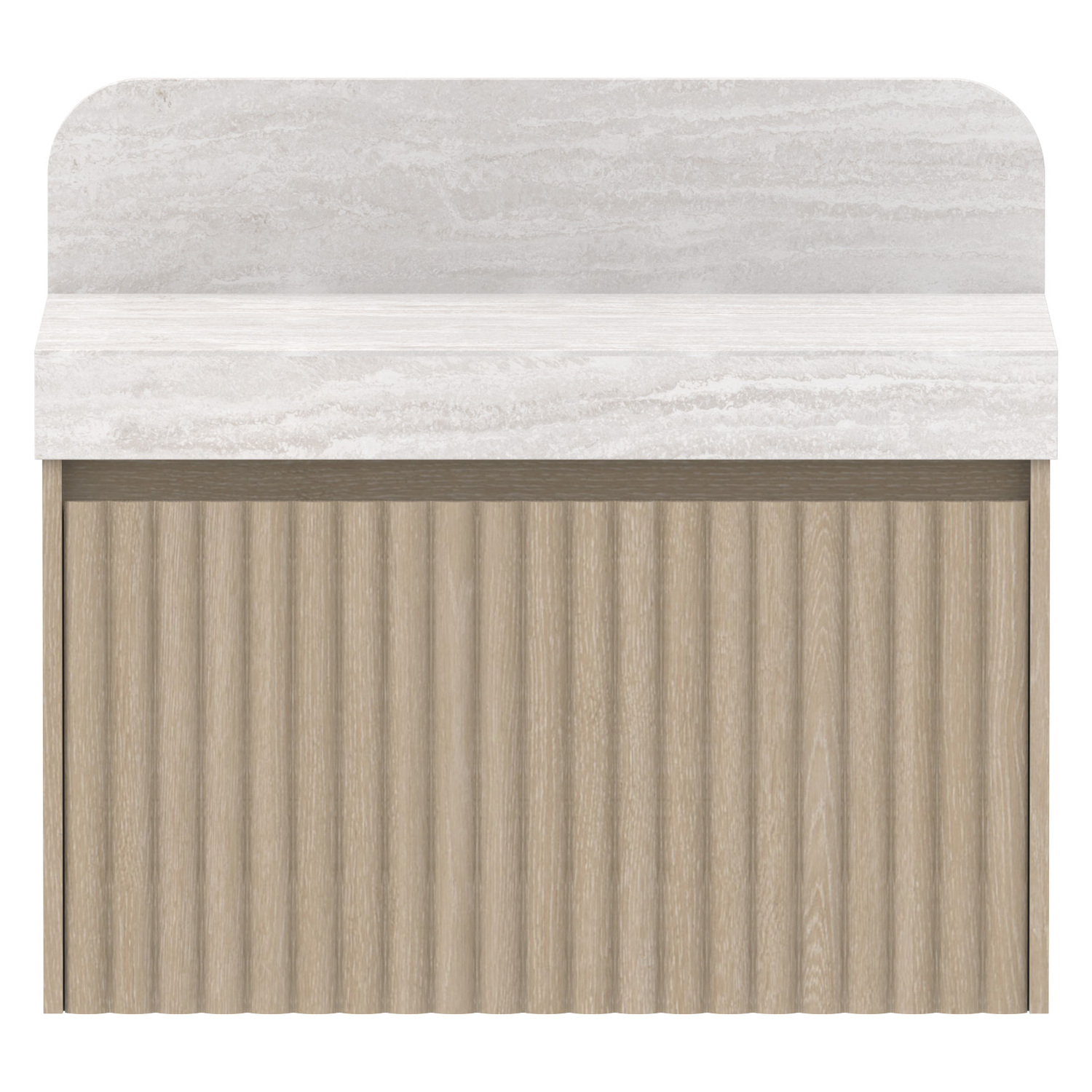 Harper 835mm Wall Hung Single Vanity with Solid Surface Countertop