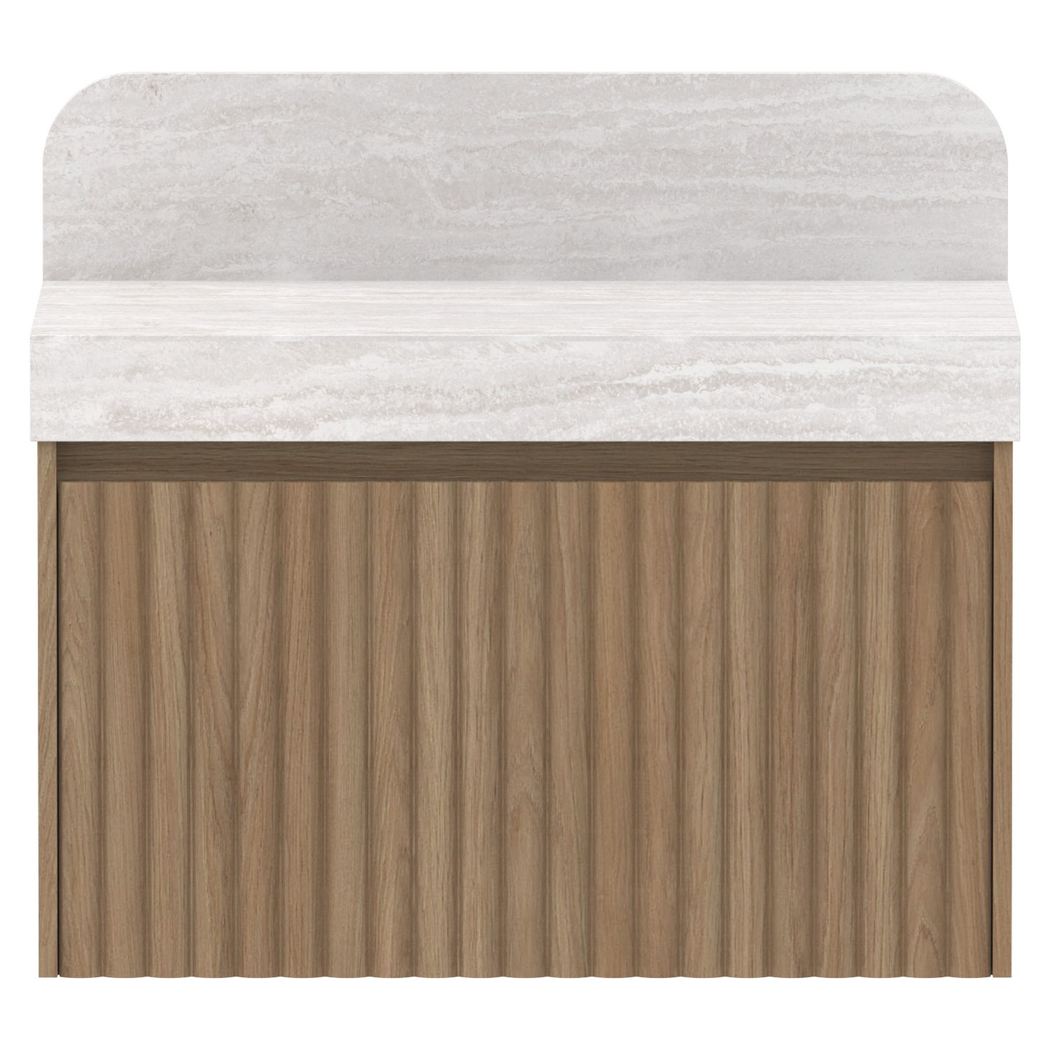 Harper 835mm Wall Hung Single Vanity with Solid Surface Countertop
