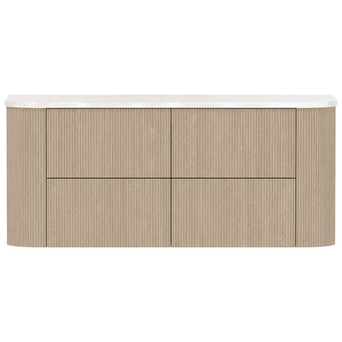 Thirroul 1200mm Wall Hung Single Vanity with Solid Surface Countertop