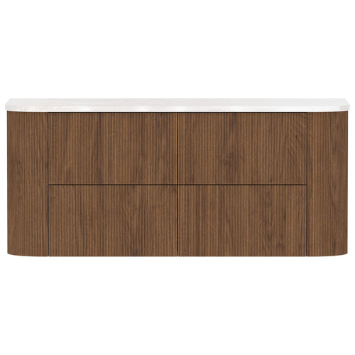 Thirroul 1200mm Wall Hung Single Vanity with Solid Surface Countertop