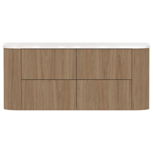 Thirroul 1200mm Wall Hung Single Vanity with Solid Surface Countertop
