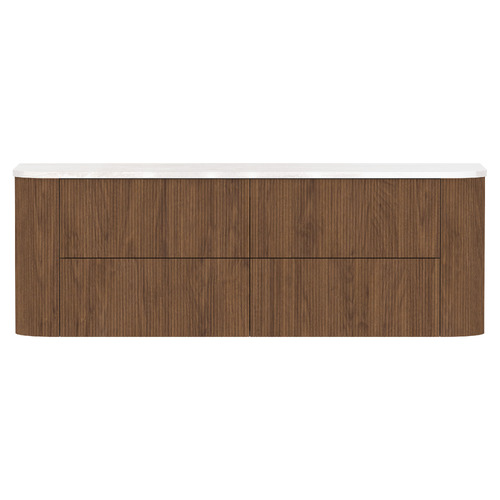 Thirroul 1500mm Wall Hung Single Vanity with Solid Surface Countertop