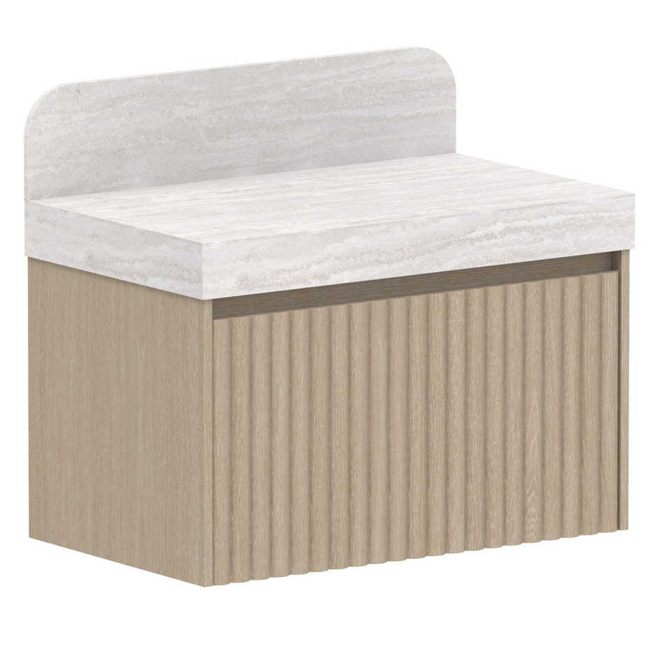 Harper 835mm Wall Hung Single Vanity with Solid Surface Countertop