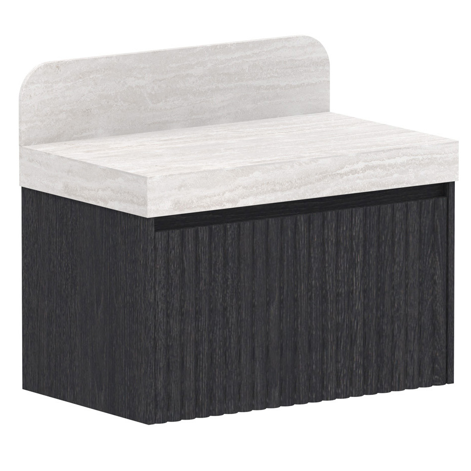 Harper 835mm Wall Hung Single Vanity with Solid Surface Countertop