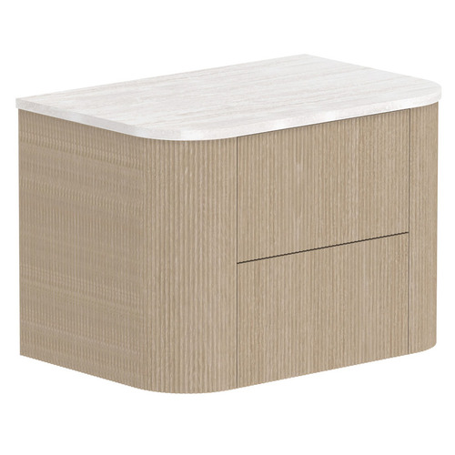 Thirroul 750mm Wall Hung Single Vanity with Solid Surface Countertop