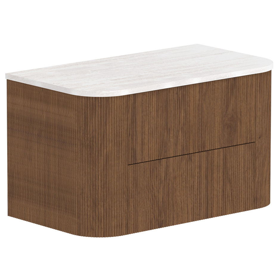 Thirroul 900mm Wall Hung Single Vanity with Solid Surface Countertop