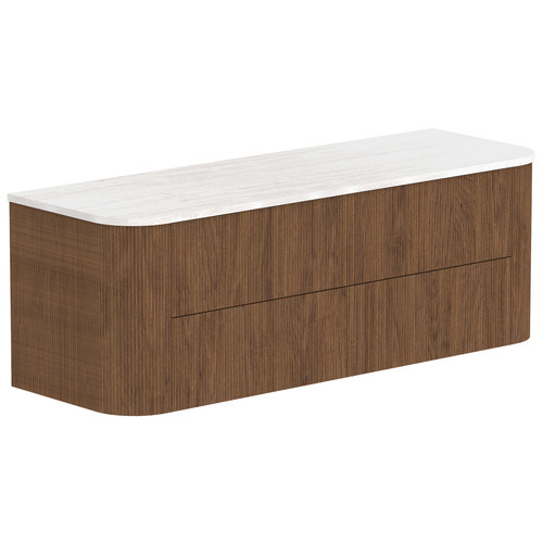 Thirroul 1500mm Wall Hung Single Vanity with Solid Surface Countertop