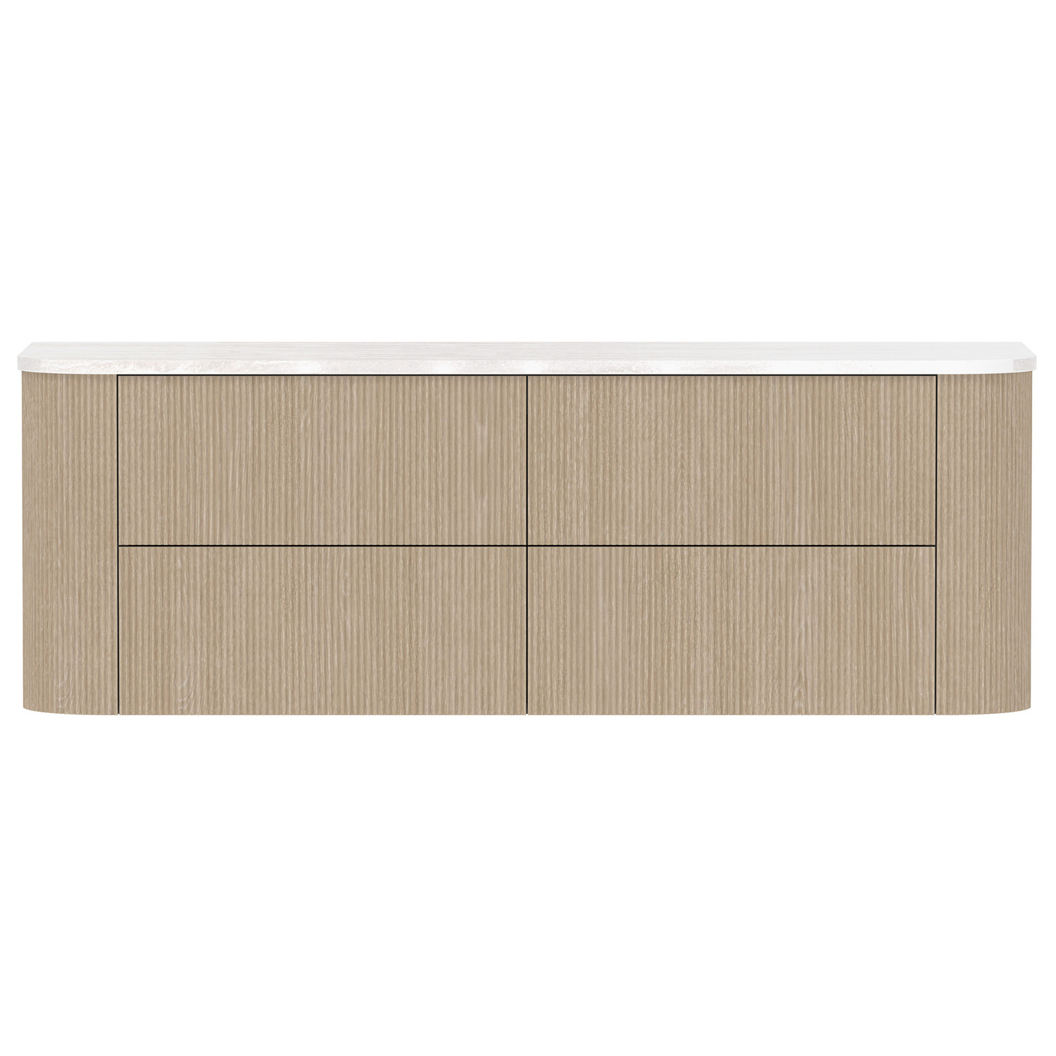 Thirroul 1500mm Wall Hung Single Vanity with Solid Surface Countertop