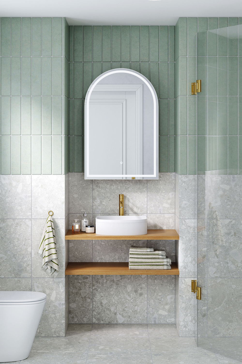 Brass-Shower-Wall-Hinge