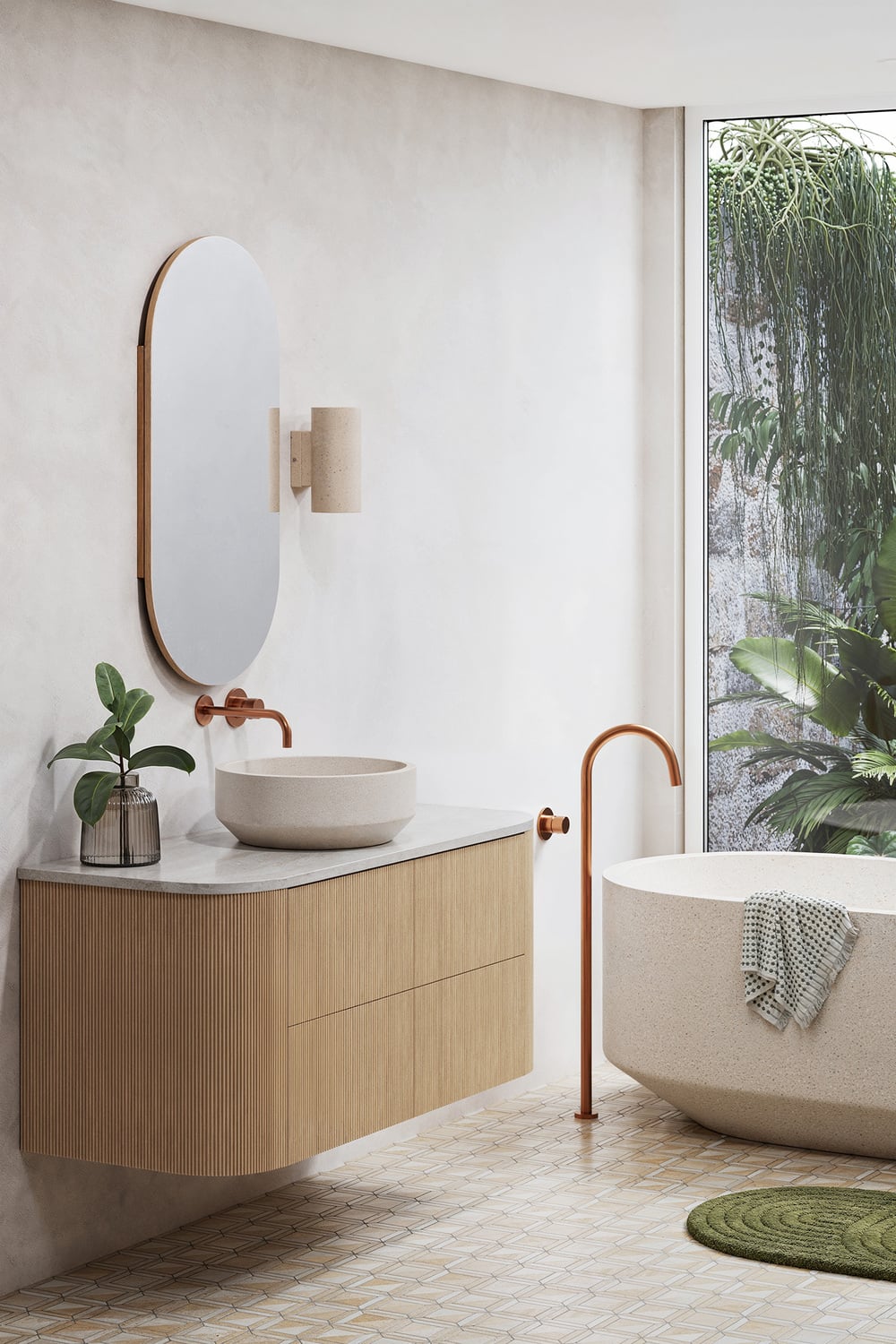 Thirroul-1200mm-Wall-Hung-Single-Vanity-with-Solid-Surface-Countertop