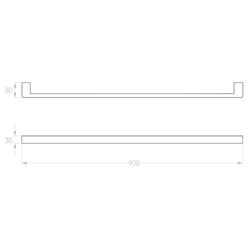 Brooklyn Single Towel Rail