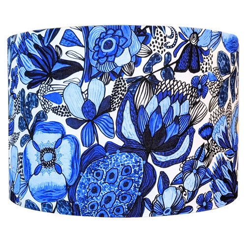 Blue Maison Des Fleurs Lamp Shade