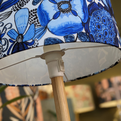 Blue Maison Des Fleurs Lamp Shade