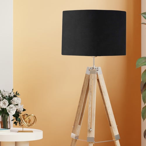 Black Velvet Lamp Shade