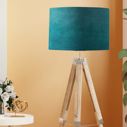 Deep Green Velvet Lamp Shade