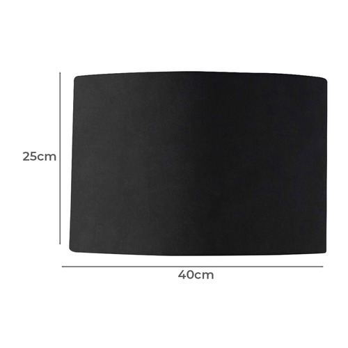 Black Velvet Lamp Shade
