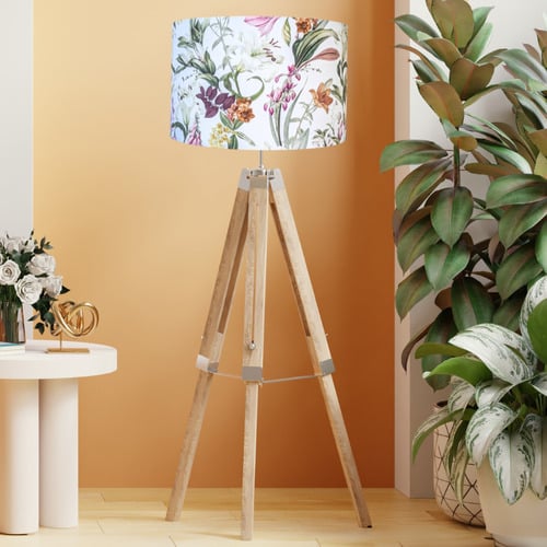 Summer Floral Cotton Lamp Shade