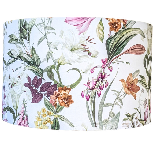Summer Floral Cotton Lamp Shade