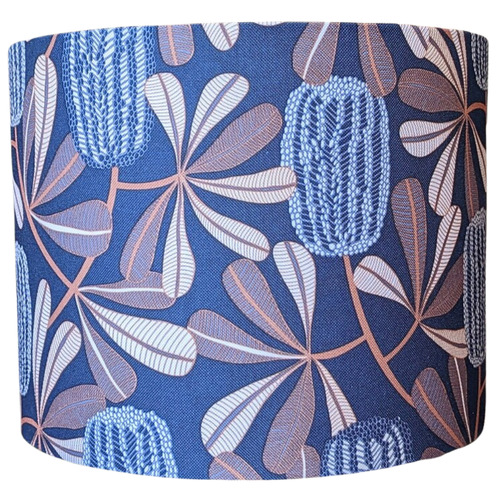 Blue Summer Banksias Lamp Shade