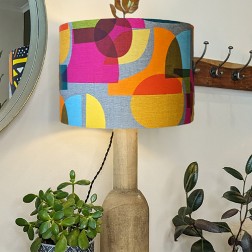 MCM Mid-Century Linen Lamp Shade