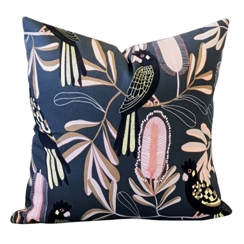 Harlan-Yellow-Tailed-Black-Cockatoo-Cushion
