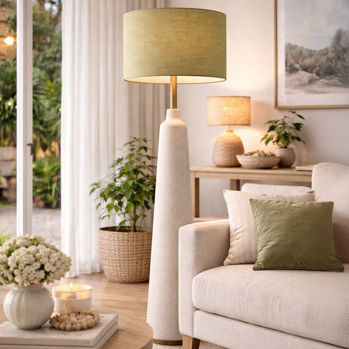 Liberty Sage Linen Lamp Shade