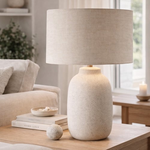 Liberty Stone Linen Lamp Shade