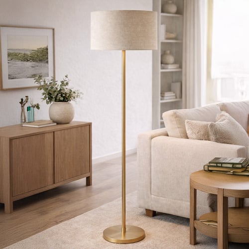 Liberty Stone Linen Lamp Shade