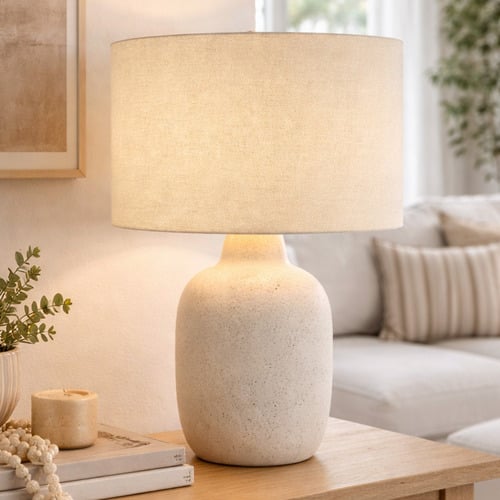 Liberty Cream Linen Lamp Shade