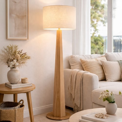 Liberty Cream Linen Lamp Shade