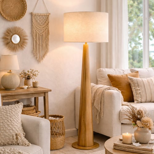 Liberty Cream Linen Lamp Shade