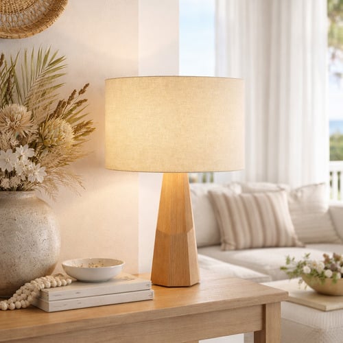 Liberty Cream Linen Lamp Shade