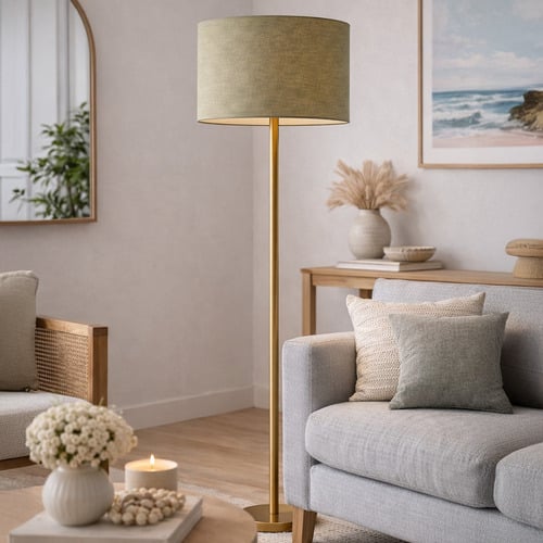 Liberty Sage Linen Lamp Shade