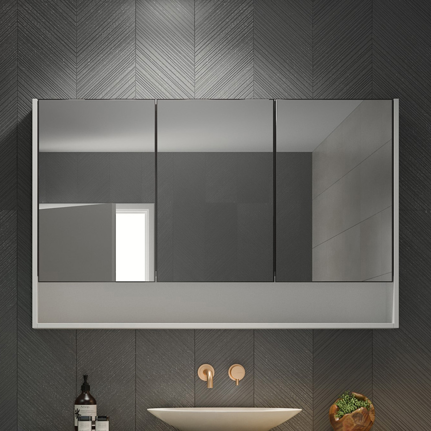 Sanremo 3 Door Shaving Cabinet