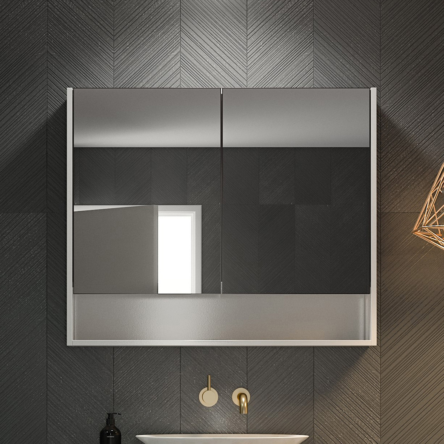 Sanremo 2 Door Shaving Cabinet